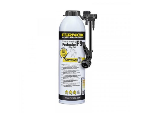 FERNOX Protector + Filter Fluid F9 Express (aerosol) 400ml - inhibitor 130 liter vízhez